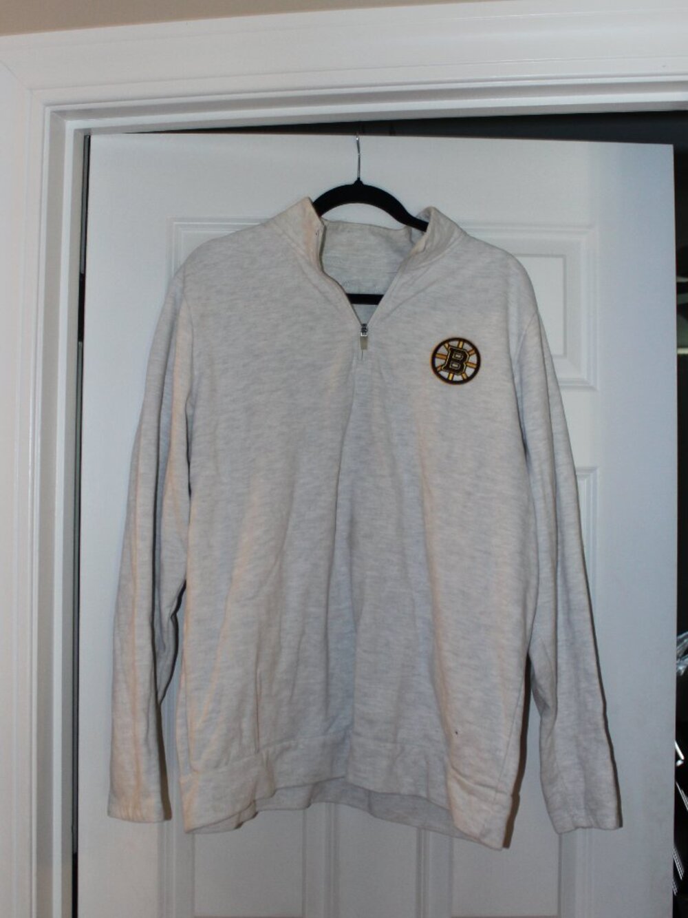 Antigua Bruins Sublte Gray Quarter-Zip Pullover